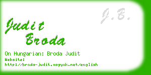 judit broda business card